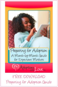 preparing to place baby for adoption