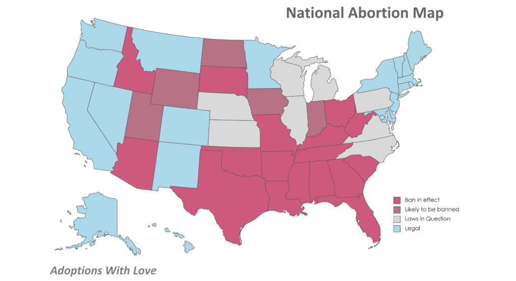 abortion law map